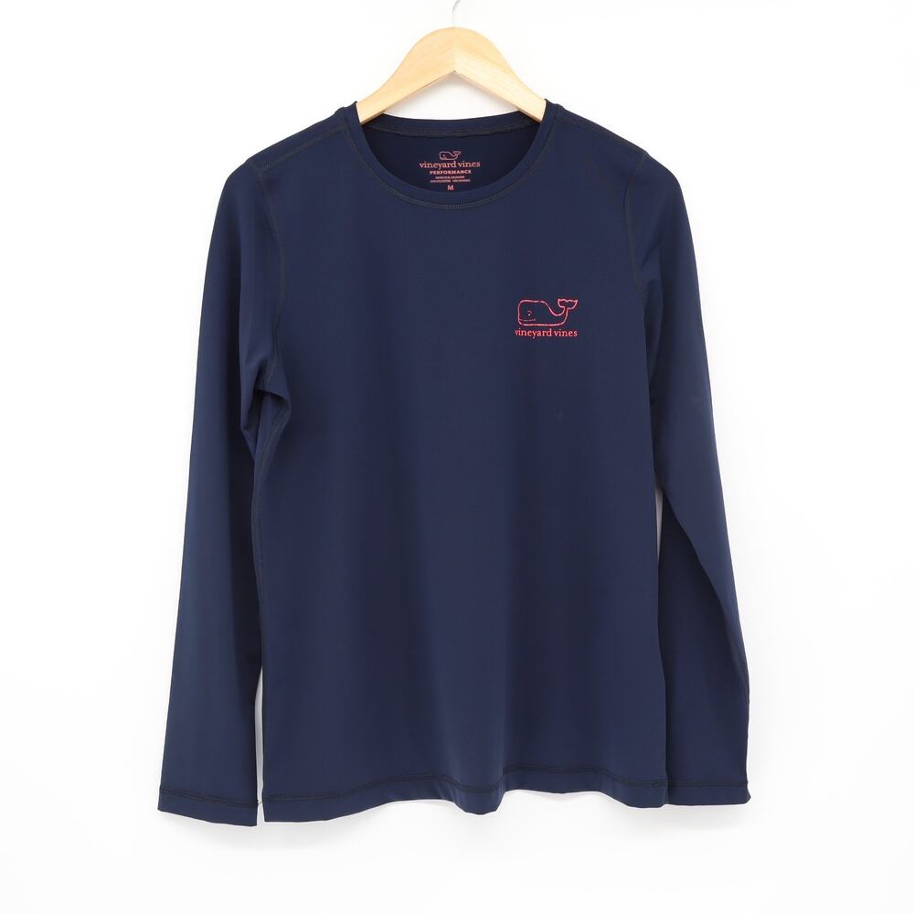 Vineyard Vines M Performance Women’s Navy Blue Long Sleeve Athletic Shirt